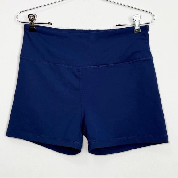 Baleaf Women's High Waist Activewear Biker Shorts, Royal Blue size M - Picture 2 of 4